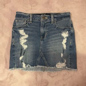 Hollister High-Waisted Denim Skirt